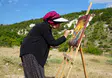 Ankara'da 'Şalvarlı Picasso' Azmiyle Sanat Yolculuğuna İlham Veriyor
