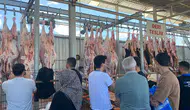 Pursaklar’da Kurban Kesim Alanında Vatandaşlara Çorba ve Çay İkramı