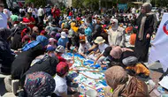 Sincan Sanat Festivali’nde 50 Metrelik Branda Boyandı