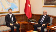 Bakan Yaşar Güler, Macaristan Büyükelçisi Viktor Matis'i Kabul Etti