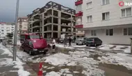 Kahramankazan’da Dolu Yağışı Sonrası Evleri Su Bastı