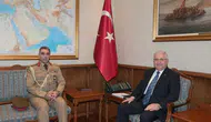 Bakan Yaşar Güler, Irak’ın Ankara Askerî Ataşesi’ni Kabul Etti