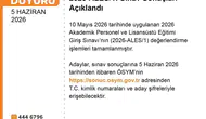 2026 ALES/1 sonuçları açıklandı: Sonuç ekranı erişime açıldı
