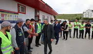 Pursaklar Belediye Başkanı Ertuğrul Çetin Personelle Bayramlaştı