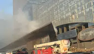 Çankaya'da satış ofisinde çıkan yangın kontrol altına alındı