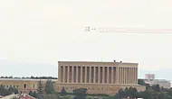 Türk Yıldızları Ankara Semalarında NATO Zirvesi Öncesi Prova Yaptı
