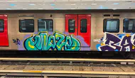 Ankara'da Metro Vagonlarına Grafiti: O Anlar Kamerada