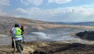 Nallıhan'da arazi yangını ekiplerin müdahalesiyle söndürüldü