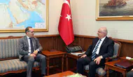 Bakan Yaşar Güler, İtalya Büyükelçisi Giuseppe Manzo'yu kabul etti