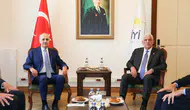 TBMM Başkanı Kurtulmuş'tan İYİ Parti'ye Ziyaret
