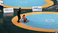 Türkiye Minikler Güreş Şampiyonası Ankara'da Devam Ediyor