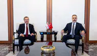 Bakan Hakan Fidan, KKTC Başbakanı Ünal Üstel'i Ankara'da Ağırladı