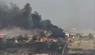 Altındağ'da Ot Yangını Evlere Sıçradı, Kontrol Altına Alındı