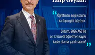 Türk Eğitim-Sen'den 100 Bin Öğretmen Ataması Çağrısı