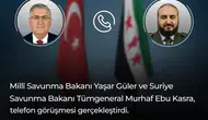 Bakan Yaşar Güler, Suriyeli Mevkidaşı Murhaf Ebu Kasra ile Görüştü