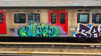 Ankara'da Metro Vagonlarına Grafiti: O Anlar Kamerada