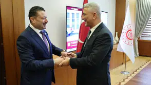 Bakan Ömer Bolat, Suudi Arabistan'ın Ankara Büyükelçisi Abualnasr ile Görüştü