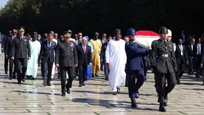 Nijer Cumhurbaşkanı Tchiani Anıtkabir’i Ziyaret Etti