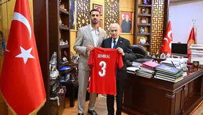 MHP Lideri Devlet Bahçeli, Merih Demiral'ı kabul etti