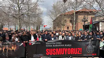 Ankara’da Filistinlilere Yönelik İdam Kararı Protesto Edildi