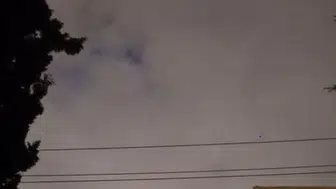 Ankara’da Gökyüzünde Görülen Işıklar Merak Konusu Oldu