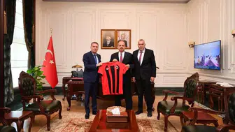 Gençlerbirliği Başkanı Çakmak’tan Vali Canbolat’a Ziyaret