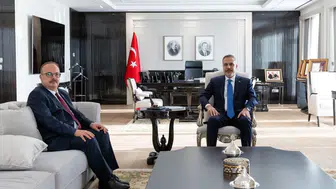 Bakan Hakan Fidan, Ankara Valisi Yakup Canbolat'ı Kabul Etti