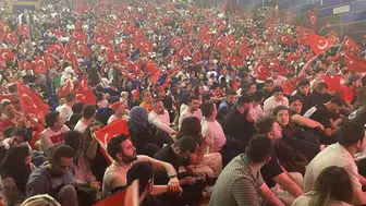 Ankara’da Milli Maç Heyecanı Dev Ekranda Yaşandı