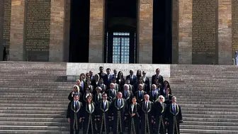 Uyuşmazlık Mahkemesi 81. Kuruluş Yılında Anıtkabir'i Ziyaret Etti
