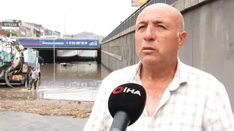 Aracını Sel Sularına Kaptıran Vatandaş İsyan Etti