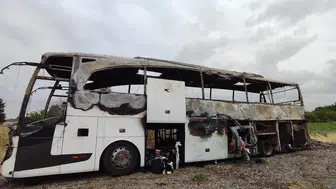 Ankara'da Seyir Halindeki Yolcu Otobüsü Alevlere Teslim Oldu
