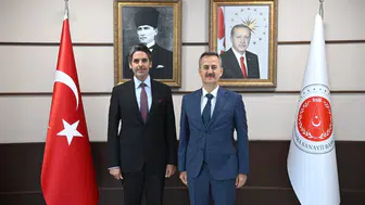 Haluk Görgün, Katar'ın Ankara Büyükelçisi Al-Henzab'ı Kabul Etti
