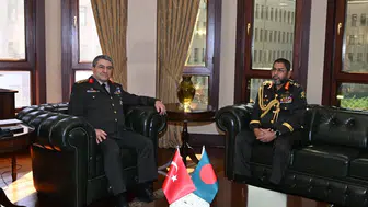Genelkurmay Başkanı Bayraktaroğlu, Bangladeş Kara Kuvvetleri Komutanı'nı Ağırladı