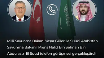 Bakan Güler, Suudi Arabistan Savunma Bakanı ile Görüştü