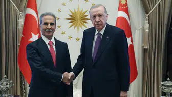 Cumhurbaşkanı Erdoğan, Faik Zeydan'ı Cumhurbaşkanlığı'nda Kabul Etti