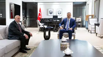 Bakan Hakan Fidan, Ankara Emniyet Müdürü Maksut Yüksek'i kabul etti