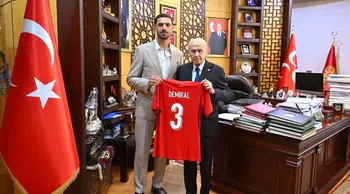 MHP Lideri Devlet Bahçeli, Merih Demiral'ı kabul etti