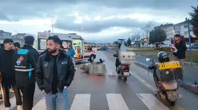 Sincan’da Motokurye Kazası: Işıklarda Dengesini Kaybeden Sürücü Yaralandı