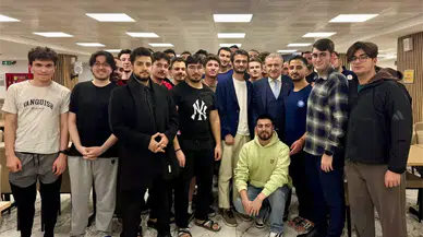 Osman Aşkın Bak, Gölbaşı Mogan Erkek Öğrenci Yurdu’nda Gençlerle İftarda Buluştu