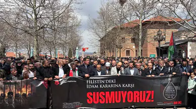 Ankara’da Filistinlilere Yönelik İdam Kararı Protesto Edildi