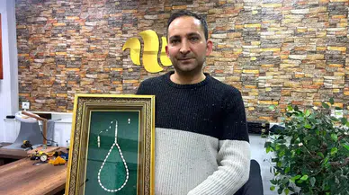 Dede Yadigarı Merak Ustalığa Dönüştü: Mescid-i Nebevi Model Tespih Dikkat Çekiyor