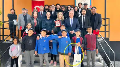 Türkiye Muhabirler Derneği’nden Köy Okuluna Kütüphane