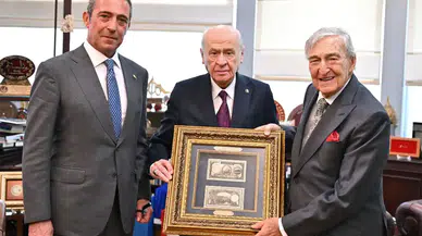 Devlet Bahçeli, Rahmi Koç ve Ali Koç’u Kabul Etti