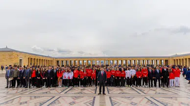 TMOK Başkanı Çakır ve Heyet Anıtkabir’i Ziyaret Etti