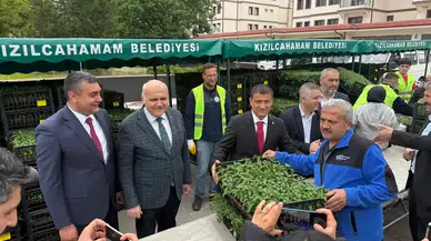 Kızılcahamam’da Çiftçilere 1.7 Milyon Sebze Fidesi Desteği