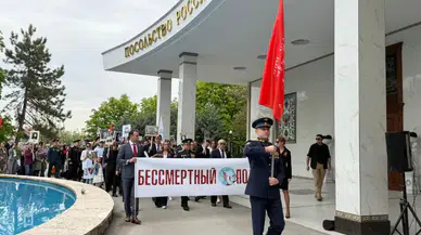 Rusya’nın Ankara Büyükelçiliği’nde Zafer Günü Kutlaması