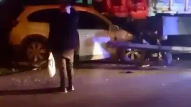 Ankara’da Tıra Çarpan Otomobilin Sürücüsü Ağır Yaralandı