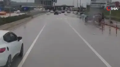 Gölbaşı'nda Kamyonet Otomobile Çarptı: 1 Kişi Yaralandı
