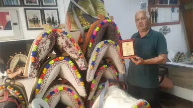 Beypazarlı Semerci Ustasına Hazine ve Maliye Bakanlığı’ndan Plaket