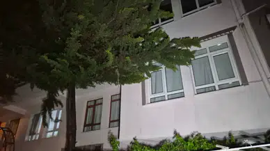 Keçiören’de Ağaç Yangını Daireyi Kullanılamaz Hale Getirdi